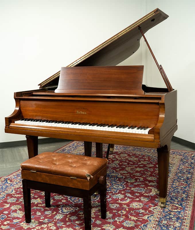 1972 Baldwin 5'8" R Grand Piano | Satin Mahogany | SN: 4881911 image 1