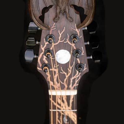 Blueberry Handmade Acoustic Guitar Jumbo Size Built to Order image 5