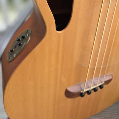 Tacoma Tacoma Thunderchief CB10C Acoustic-Electric Bass w/ Original Case image 4
