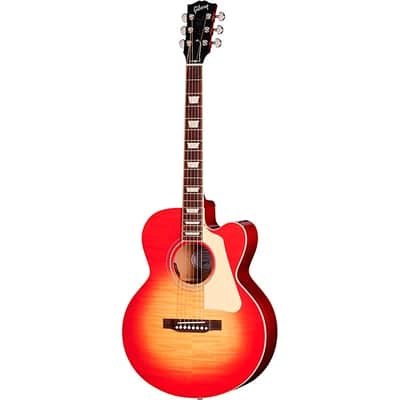 Gibson Les Paul Parlor Acoustic-Electric Guitar 2025 - Vintage Cherry Sunburst image 3