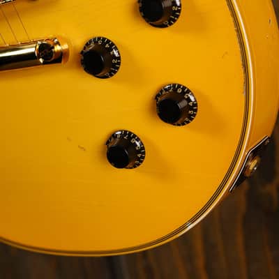 Gibson Custom Murphy Lab 1957 Les Paul Custom Heavy Antique White 2-Pickup Light Aged image 16