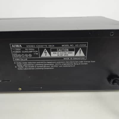 Aiwa - AD-F370 - Stereo Cassette Deck - New Belts image 12