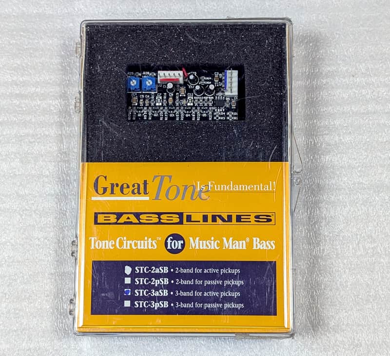 SEYMOUR DUNCAN Steve Bailey Signature STC-3ASB 3-Band Bass Preamp for Active Pickups - NEW image 1