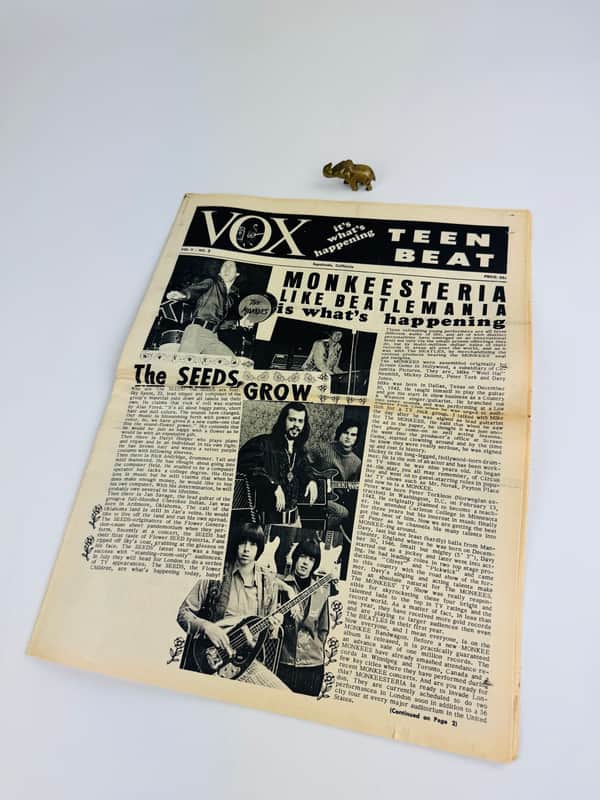 Vox Teen Beat Newspaper (Vol. II, No. 2) 1967 image 1