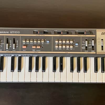 Casio MT-100 Casiotone 49-Key Synthesizer 1980s - Gray