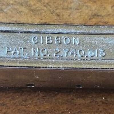 GIBSON ABR-1 TUNE-O-MATIC BRIDGE PATENT NUMBER MID TO LATE '60's & '70's MODELS NYLON SADDLES image 5