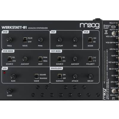 Moog Werkstatt 01 + CV Expander Analog Semi-Modular Synthesizer [USED] image 1