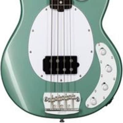 Sterling StingRay RAY34 4-String Bass Guitar, Rosewood Fingerboard, Dorado Green image 2