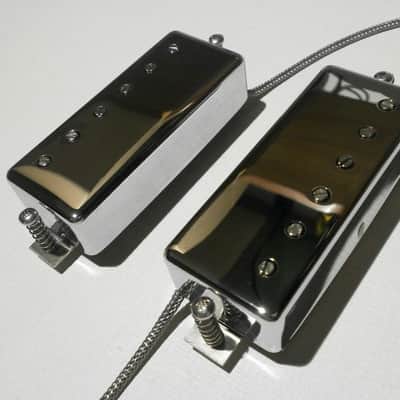 Mini Humbucker Pickups SET 2pcs Vintage Correct Nickel Deluxe Gibson by Q pickups image 3