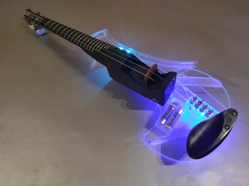 New fretted Makowski Viro LED composite electric violin image 1