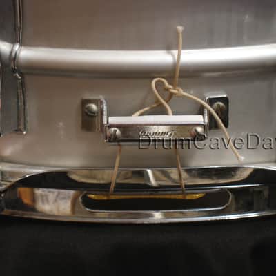 VINTAGE 1970s LUDWIG LM404 5X14" ACROLITE SNARE DRUM, DEMO VIDEO, ALL OEM! image 8