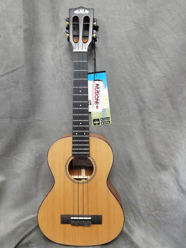 Kala KA-12-SCMH-T All Solid Cedar Top Mahogany 12th Fret Tenor Ukulele image 1