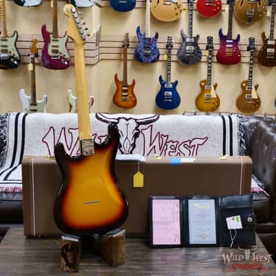 Fender Custom Shop Vintage Custom '59 1959 Hardtail Stratocaster  Time Capsule Package TCP Chocolate 3-Color Sunburst 6.90 lbs image 9
