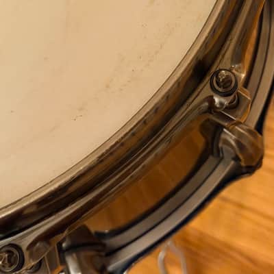 Mapex BPST4651LN Black Panther Machete 14x6.5" Steel Snare Drum 2010s - Brushed Nickel Over Steel image 7