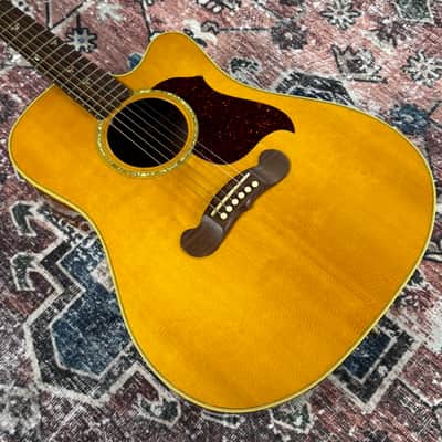 1998 Gibson CL35 Deluxe Vintage Natural Made In USA Acoustic Electric Guitar W/ Original Hardshell Case! image 9
