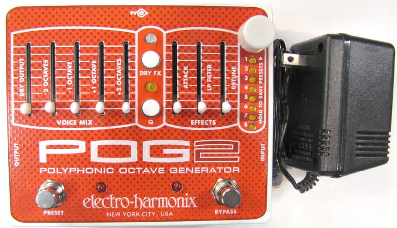 Used Electro-Harmonix POG 2 Polyphonic Octave Generator Guitar Effects Pedal image 1