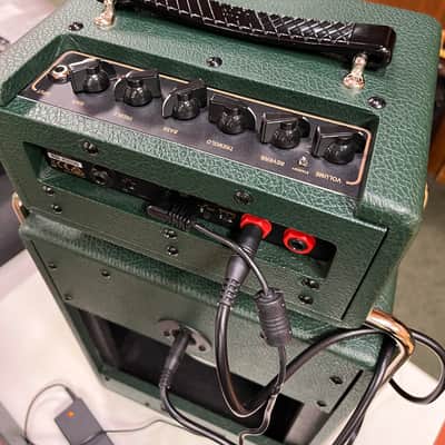 Vox MSB25 Mini Superbeetle 25-Watt 1x10" Mini Guitar Amp Stack - British Racing Green image 4