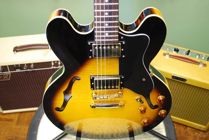 Epiphone Dot Deluxe Vintage Sunburst image 1