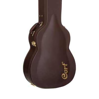Cort GOLDA10 Cocobolo Grand Auditorium Body Walnut Reinforced Mahogany Neck Acoustic-Electric Guitar w/Hard Case image 10