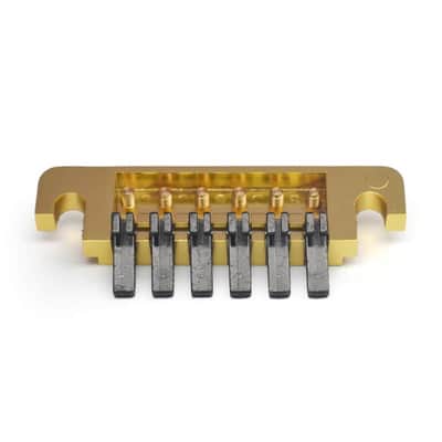 Gold Vintage TP6 Guitar LP Style Tailpiece Bridge image 2