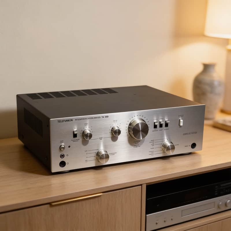 Telefunken TA-350 Rare Vintage Stereo Integrated Amplifier Tested Working Warranty image 1