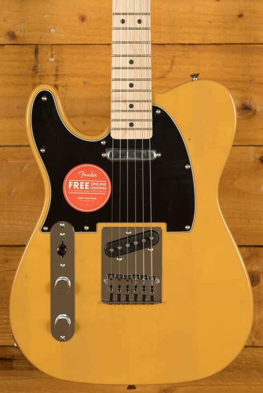 Squier Affinity Series Telecaster - Maple - Butterscotch Blonde - Left-Handed image 1
