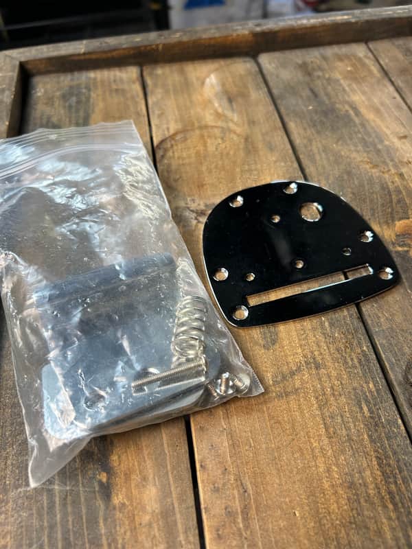 Fender Jazzmaster bridge assembly - Chrome image 1