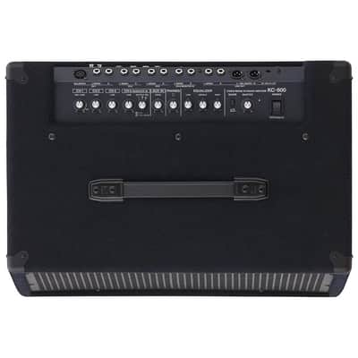 Mint Roland KC-600 4-Channel Stereo Mixing Keyboard Amplifier Bundle with 25ft Pig Hog 9.2mm Speaker Cable & Polishing Cloth â€“ 200-Watt Power, 15" Woofer, Versatile Inputs, Stage-Ready Performance image 4