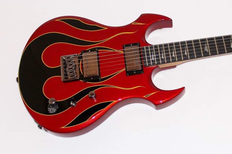 Kramer Pariah Electric Guitar Red & Black Flames | Reverb