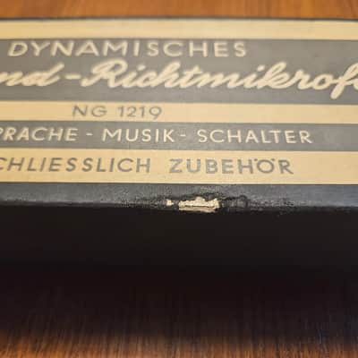 *RARE* NOS Vintage AKG D19 C (Philips NG 1219) dynamic microphone, the Beatles mic image 22