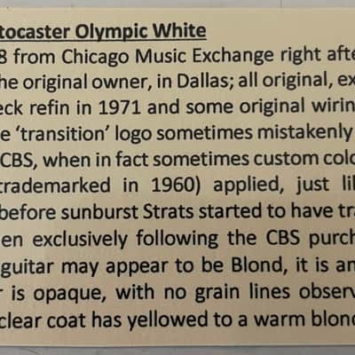 Fender Stratocaster 1963 - Olympic White image 7