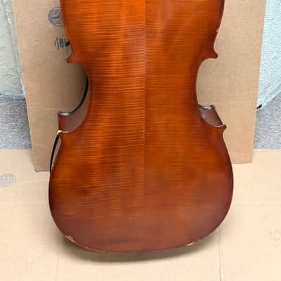 Yamaha VC3 4/4 Cello Outfit 2014 - Natural Poly Varnish (w/ Gig Bag)) image 10