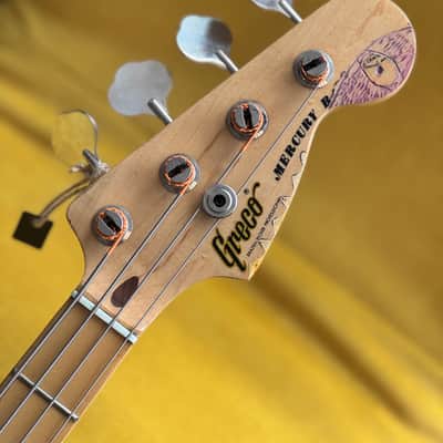 Greco Mercury Bass PB500 - Natural, Lawsuit era, 1979 image 5