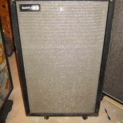 SUNN 312s Vintage Speaker Cabinet Early-Mid 1970's Black tolex image 1