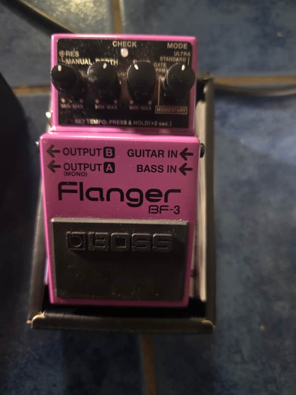 Boss BF-3 Flanger (Dark Gray Label) 2002 - Present - Purple image 1