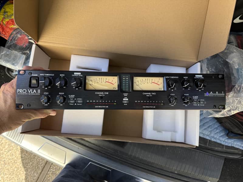 ART Pro VLA II 2-Channel Vactrol Compressor 2009 - Present - Black image 1