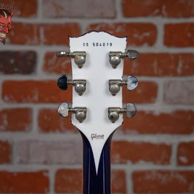 Gibson Custom Shop Les Paul Custom AAAA Flame Maple Top Murphy Lab Heavy Aged Nordic Blue 2025 w/OHSC image 12