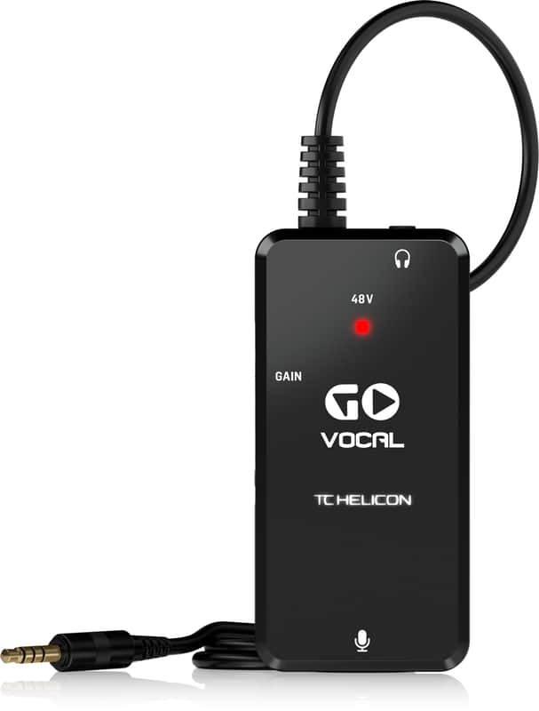 TC Helicon GO VOCAL Microphone Preamp for Mobile Devices image 1