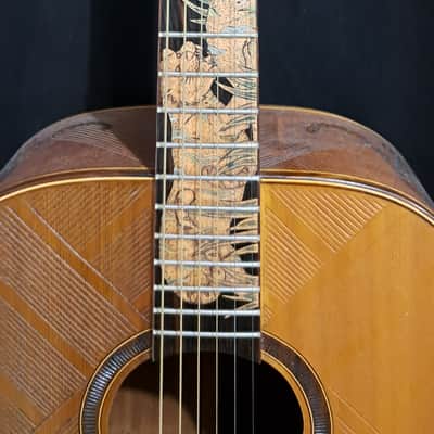 Blueberry NEW IN STOCK Handmade Acoustic Guitar Dreadnought Tiger image 5