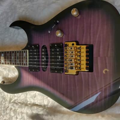1991 Ibanez RG570 Limited Edition 70th anniversary Amethyst burst image 9