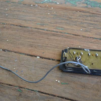 Vintage 1973 Guild Jet Star II Bass Guitar Neck Humbucker Pickup Chrome image 4