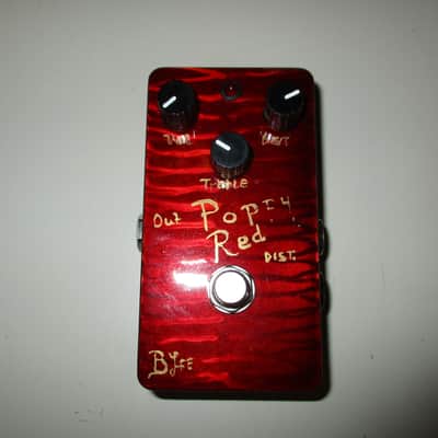 BJFE Poppy Red Distortion Pedal 2025 - Red image 1