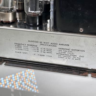 McIntosh MC60 Monoblock Tube Power Amplifier (Pair) image 19