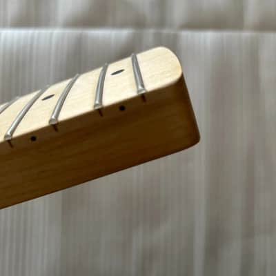 5 String 21 frets Electric Bass Guitar Neck With Maple Fretboard image 6