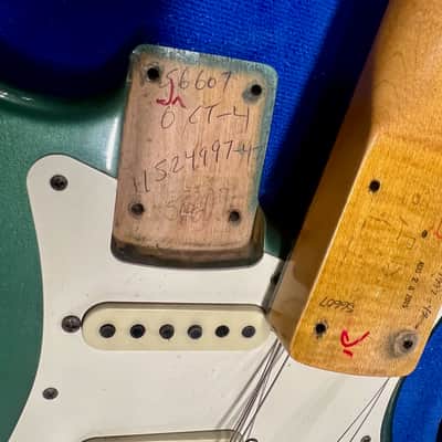 Fender 1959 Fender Stratocaster Custom Shop 2015 - Journeyman Relic Sherwood Green image 18