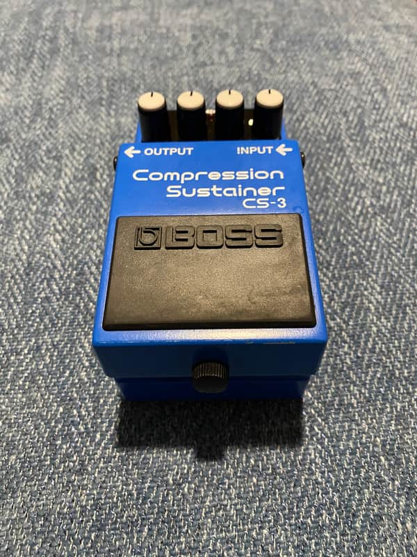 Boss CS-3 Compression Sustainer (Silver Label) 1997 - Present - Blue image 1