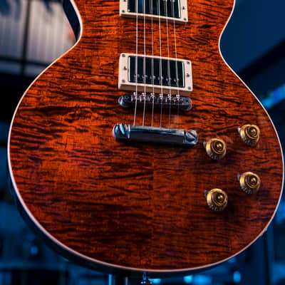 USED GIBSON CUSTOM LES PAUL STANDARD F 2012 - SIBERIAN TIGER image 2