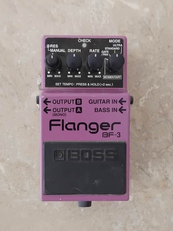 Boss BF-3 - Digital Flanger Pedal for Guitar and Bass - good used condition image 1