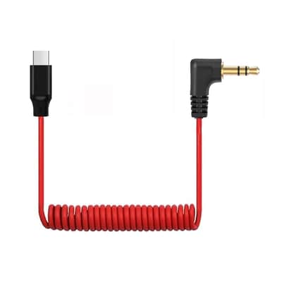 USB C to 3.5mm TRS Microphone Cable for Rode, Movo, Comica, Deity & Other External Mic, Compatible with iPhone 15/16, Samsung Galaxy, LG, Pixel & Android Devices with USB C Port image 1