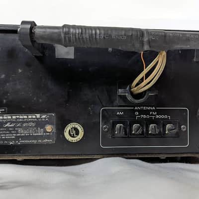 Marantz 2020 AM/FM Stereo Tuner w/ Wood Case - 1978 Silver image 10